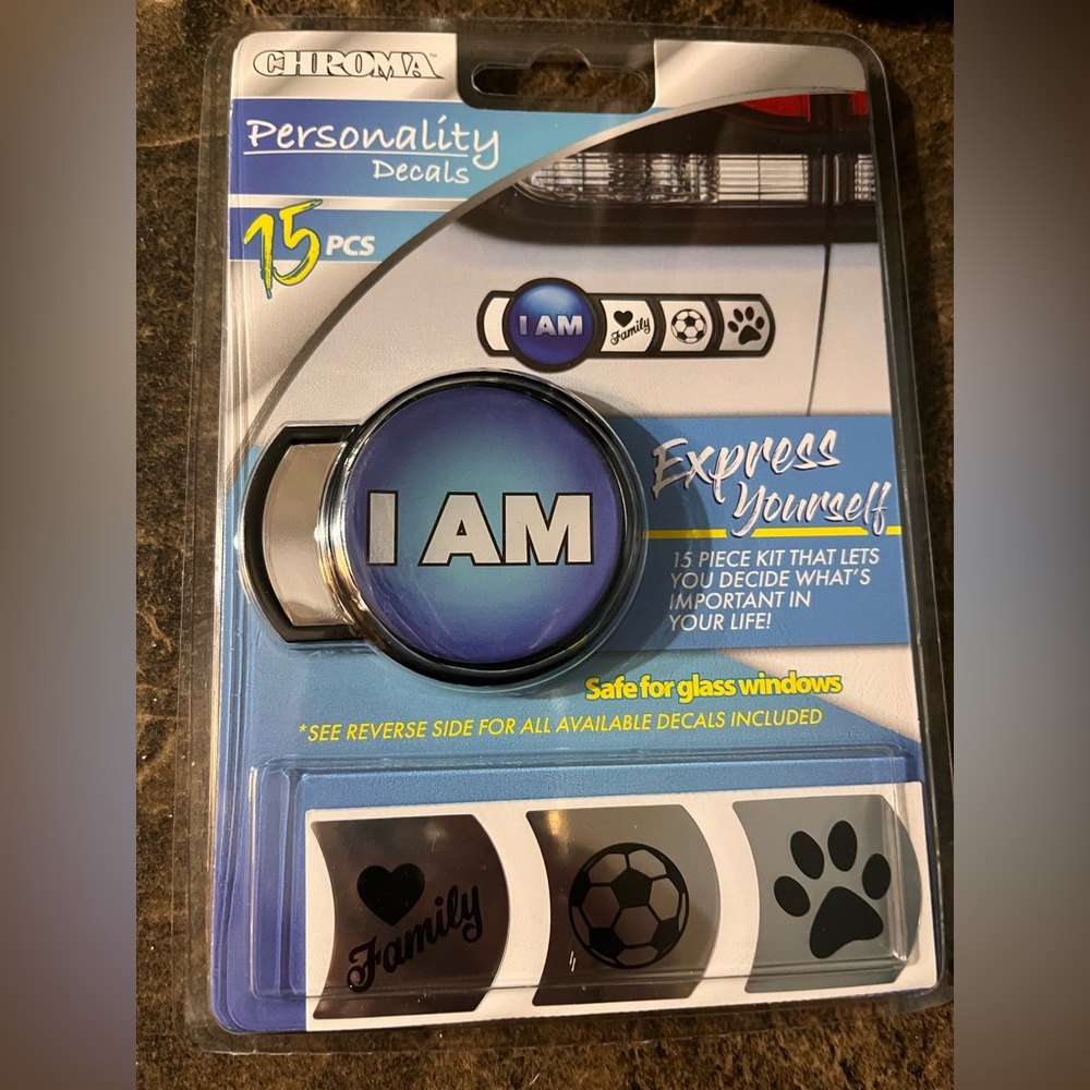 Personality car decal kit